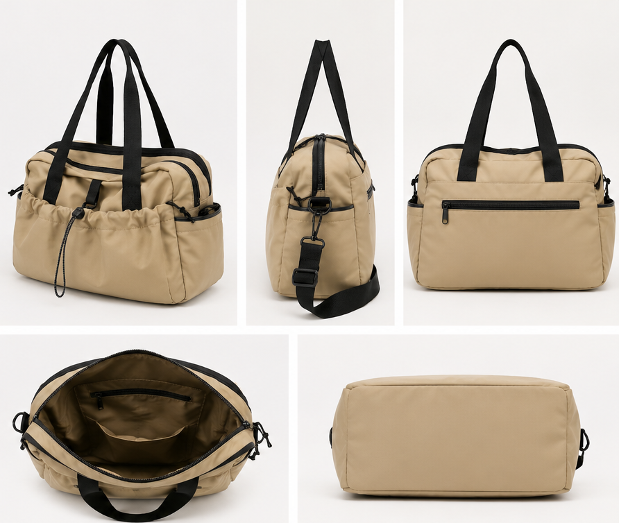 Bolso de Viaje Verde Resistente