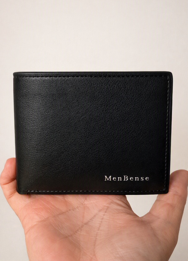 Billetera Negra Compacta para Hombre