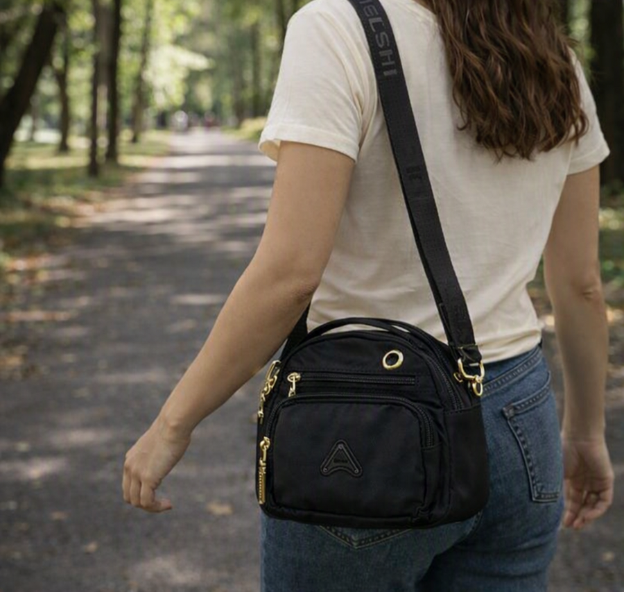 Bolso Mini en Rosa o Negro para Salidas Casuales
