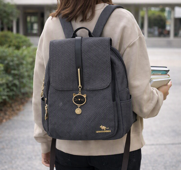 Maleta Compacta en Negro o Beige para Universidad